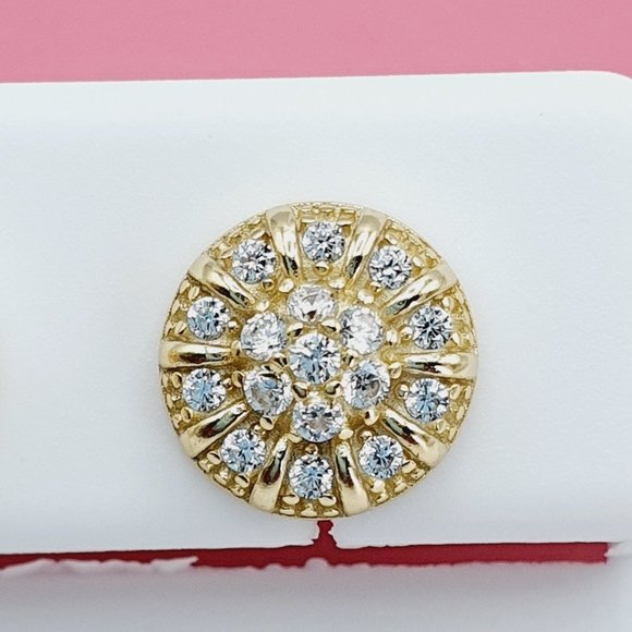 "925 Sterling Silver Cubic Zirconia Earrings, U19254621 - Picture 4 of 11